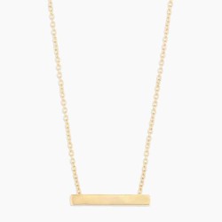 Bespoke Plate Necklace (Gold)