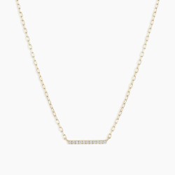 Diamond Bar Necklace