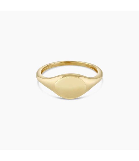 14k Gold Bespoke Signet Ring